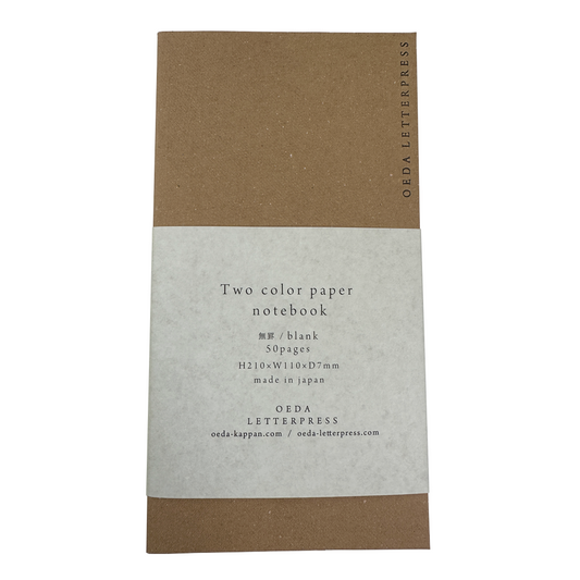 Oeda Letterpress 2 Paper Notebook Craft