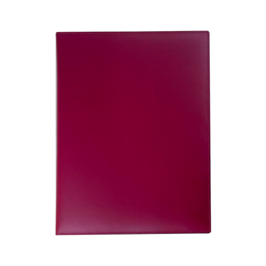 Orom Leather Refillable Journal - Red (7.25x9.25)