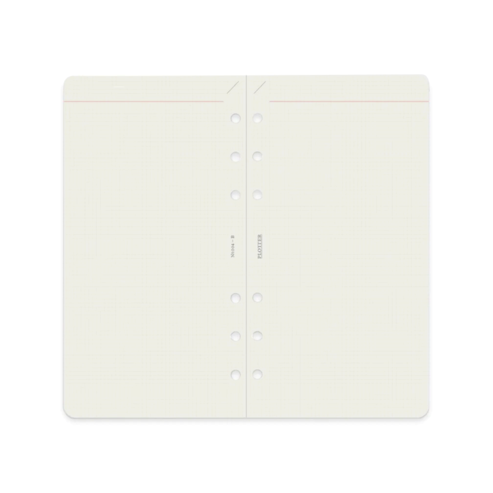 PLOTTER Refill Memo Pad 2mm Grid (80 Sheets) - Bible Size