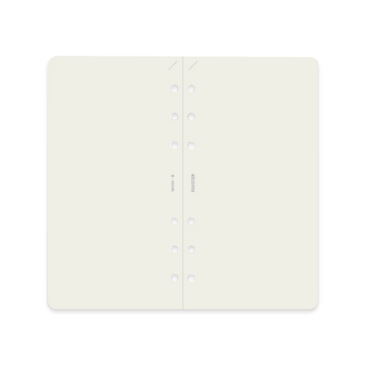 PLOTTER Refill Memo Pad Plain (80 Sheets) - Bible Size