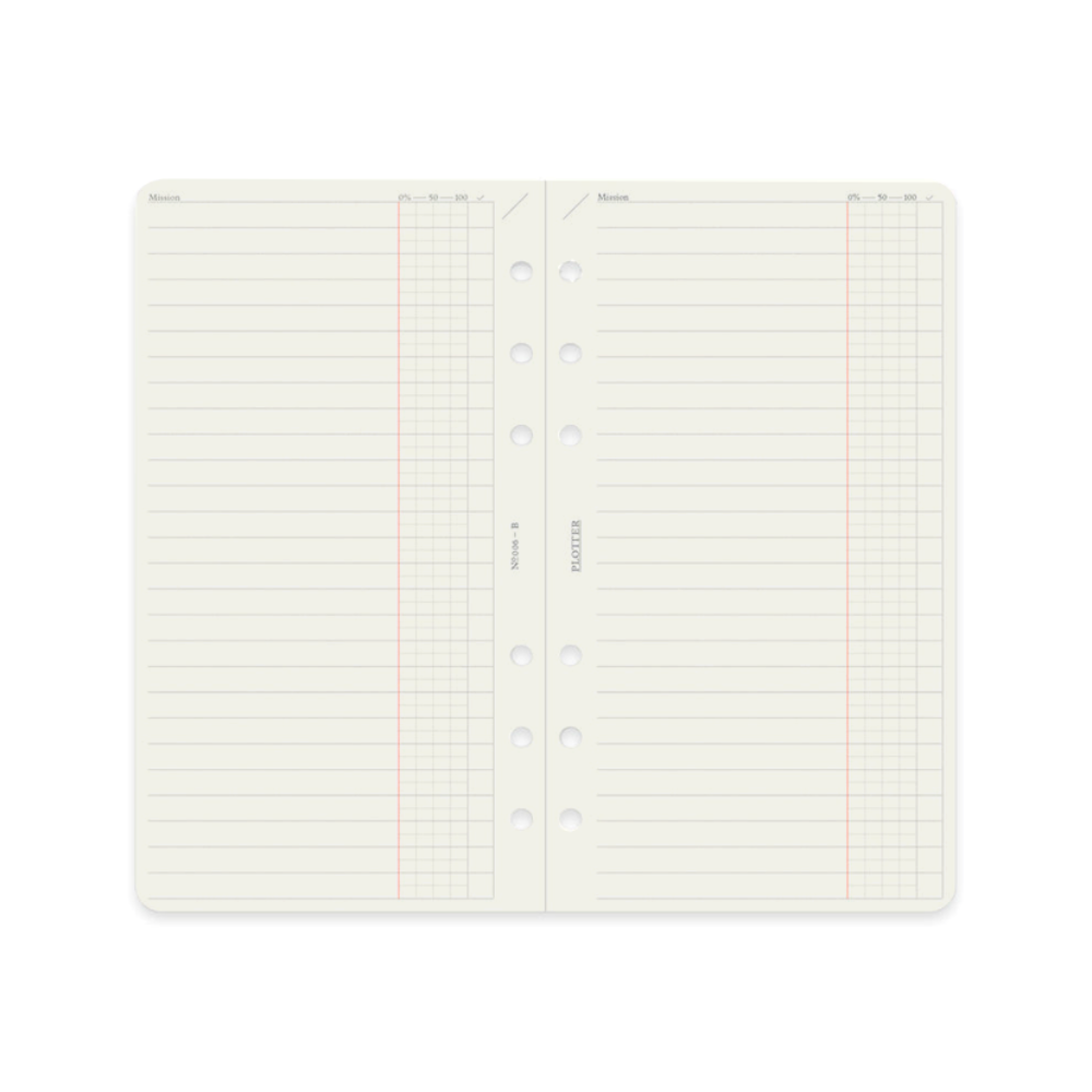 PLOTTER Refill Memo Pad To Do List (50 sheets) - Bible Size