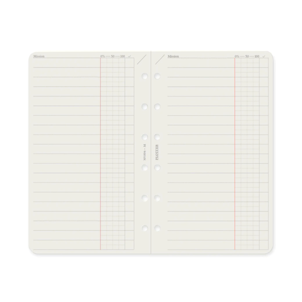 PLOTTER Refill Memo Pad To Do List (50 sheets) - Mini Size