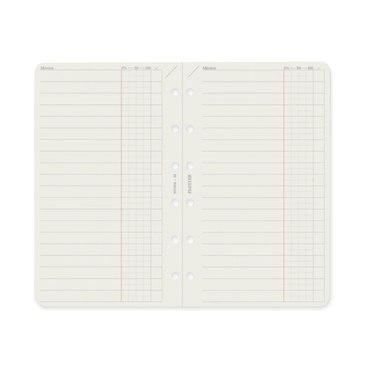 PLOTTER Refill Memo Pad To Do List (50 sheets) - Mini Size