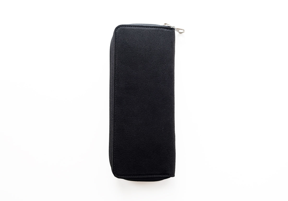 PLOTTER Long Zipper Pen Case - Black