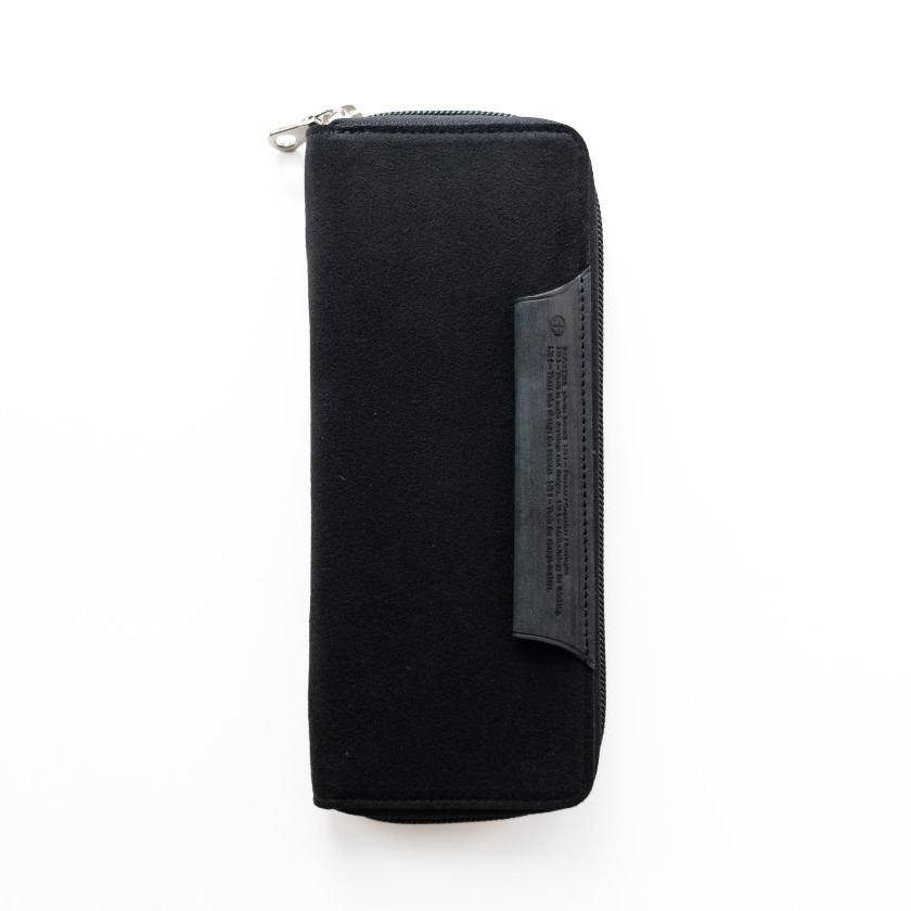 PLOTTER Long Zipper Pen Case - Black