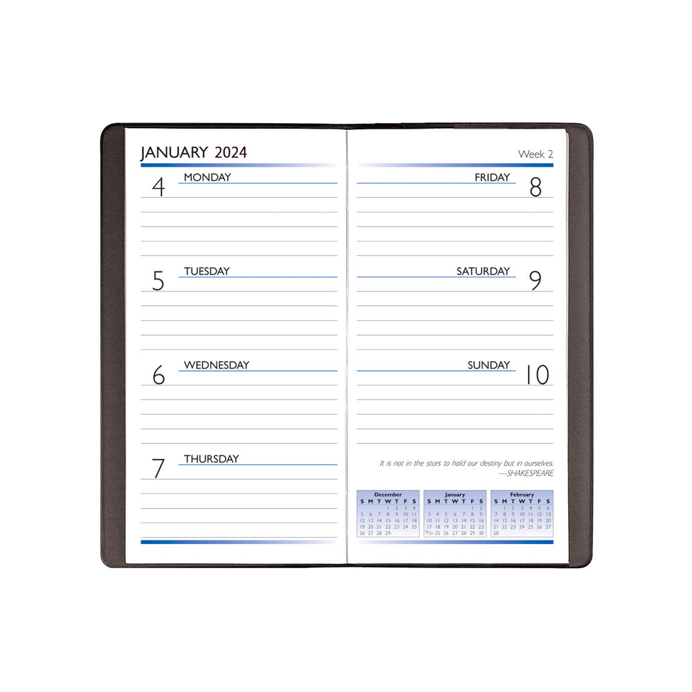 Payne 2024 Skivertex Weekly Pocket Planner (3.5" x 6.5") (Assorted)