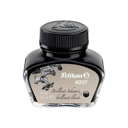 Pelikan 4001 Brilliant Black Bottled Ink (30ml)