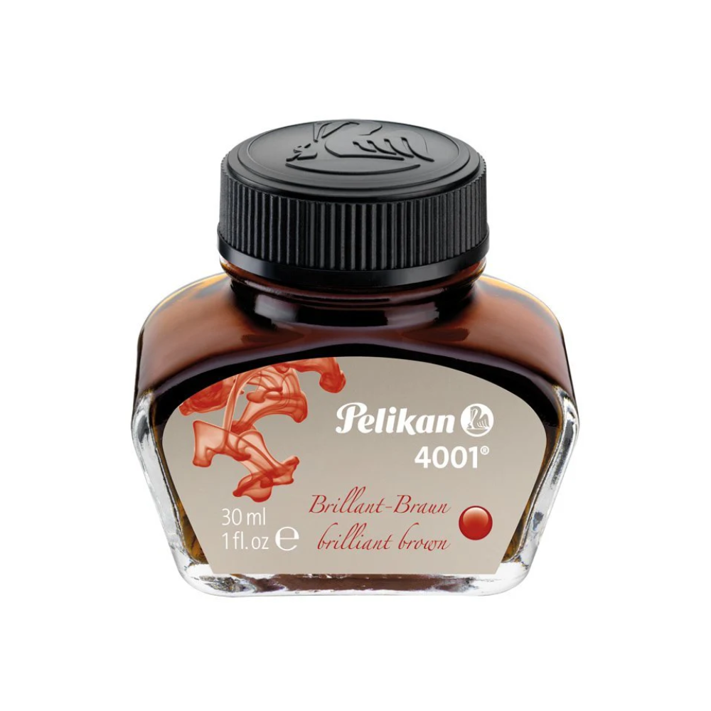 Pelikan 4001 Brilliant Brown Bottled Ink (30ml)