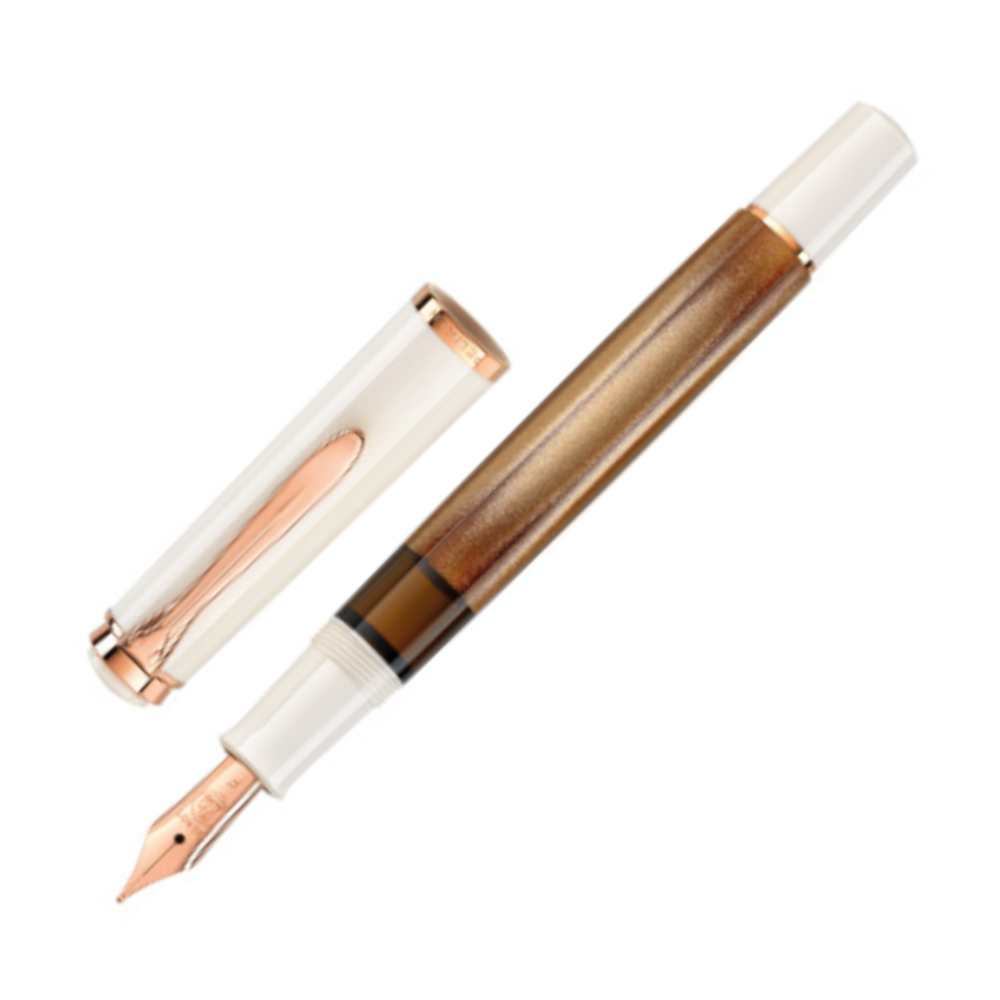 Pelikan Classic M200 Fountain Pen - Copper with Rose Gold Trim (Special Edition)