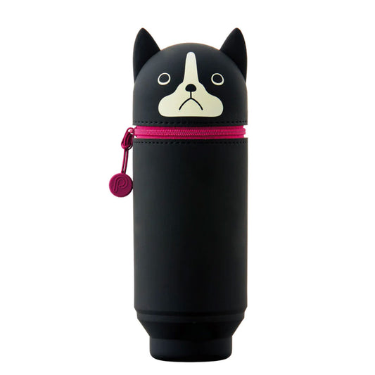 PuniLabo Stand Up Pen Case - Boston Terrier