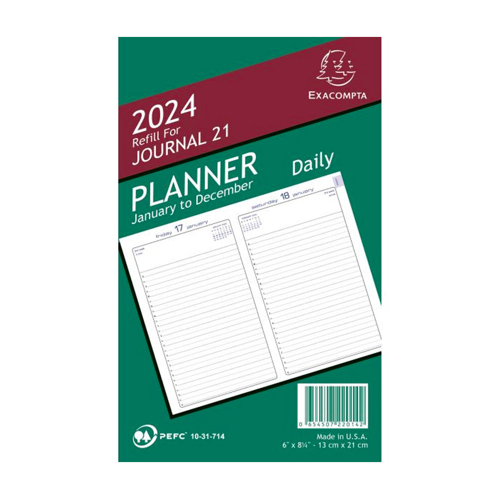 Quo Vadis 2025 Journal 21 Daily Planner - Refill Only