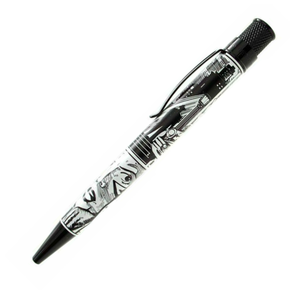 Retro 51 Collection Vanness Pens Tornado Kirk Montgomery B&W Rollerball