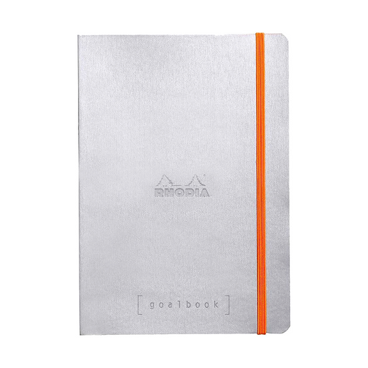 Rhodia Goalbook A5 Softcover - Silver (Dotted)