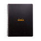 Rhodia Meeting Book (A4) - Black Ribbed