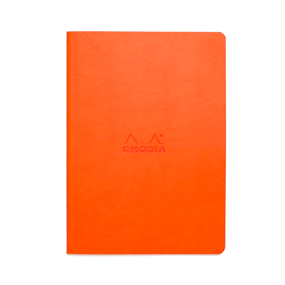 Rhodia A5 Dot Grid Sewn Spine Notebook - Tangerine