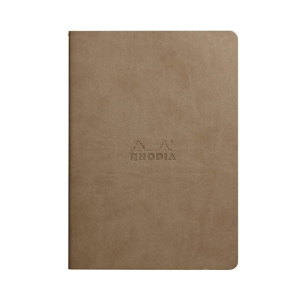 Rhodia A5 Dot Grid Sewn Spine Notebook - Taupe