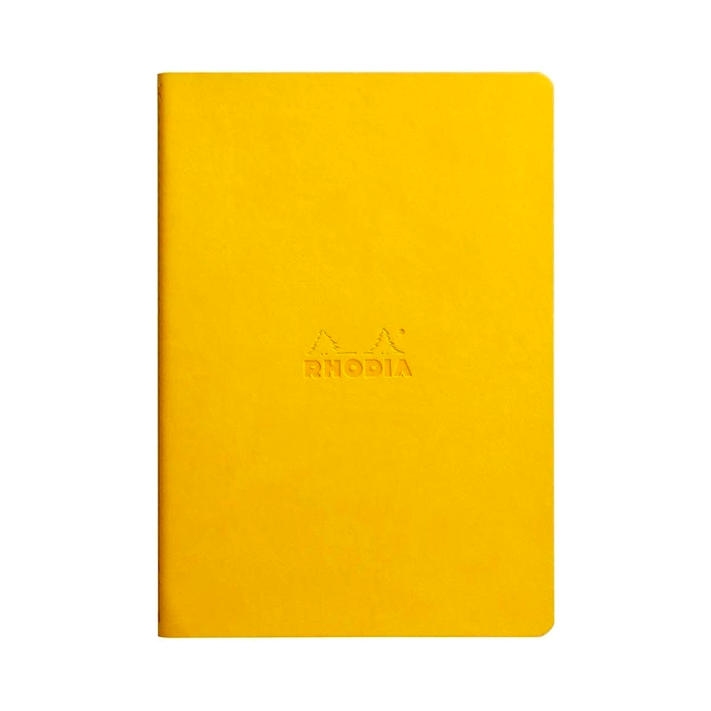 Rhodia A5 Dot Grid Sewn Spine Notebook - Yellow – Dromgoole's Fine ...