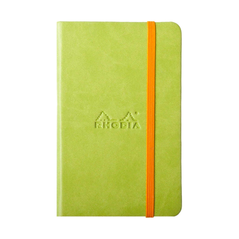 Rhodia Rhodiarama Webnotebook A5 Lined Hardcover - Anise