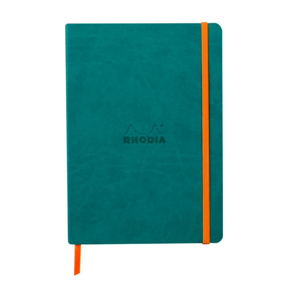 Rhodia Rhodiarama Webnotebook Softcover A5 Dot Grid - Peacock