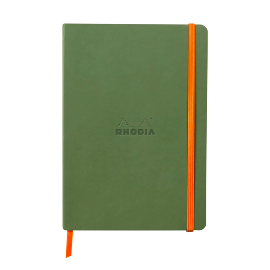 Rhodia Rhodiarama Webnotebook Softcover A5 Lined - Sage