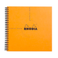 Rhodia Reverse Wirebound Graph Notebook - Orange