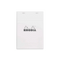 Rhodia #16 Top Staplebound Graph A5 Notepad - Ice White