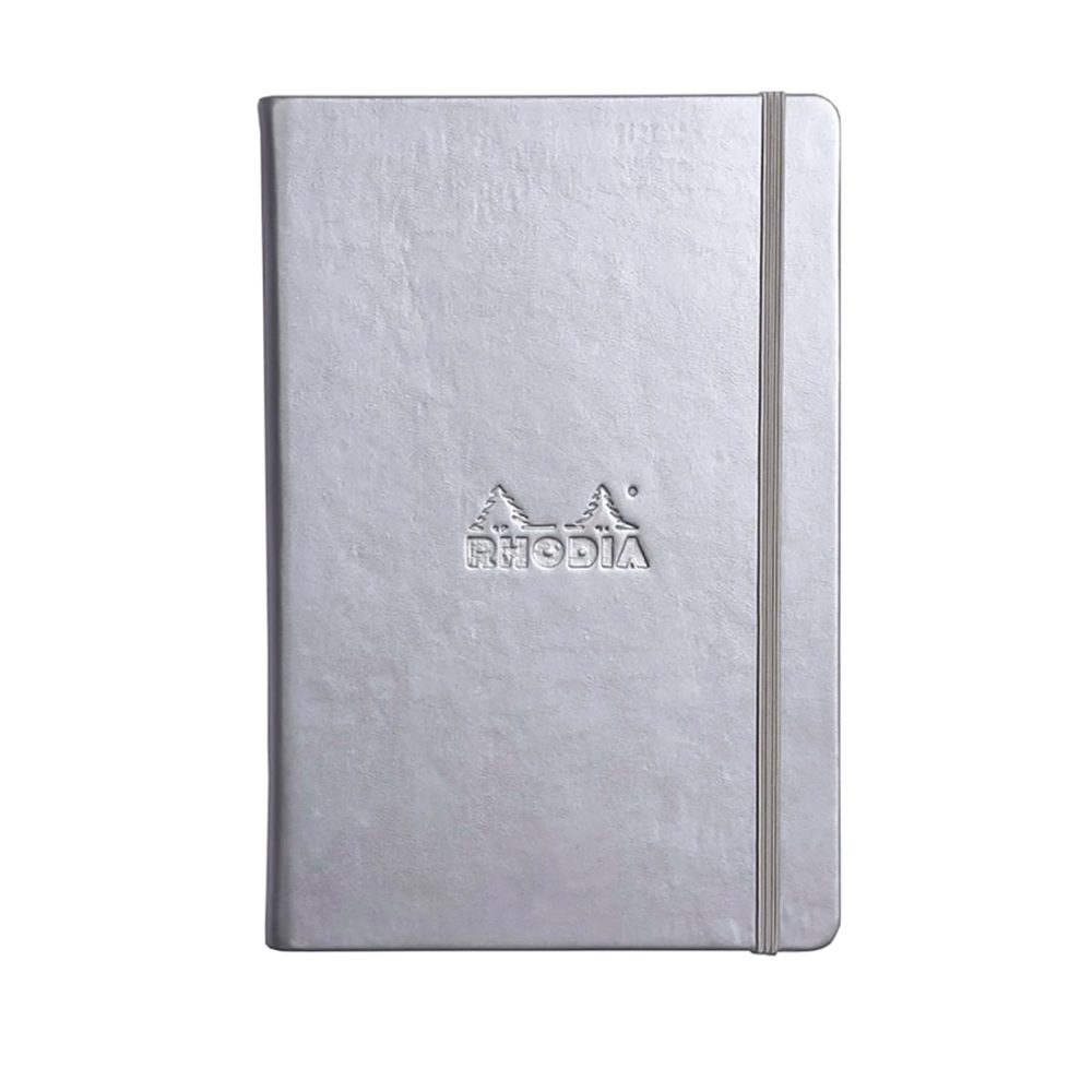 Rhodia Webnotebook (A5) Dot Grid - Silver