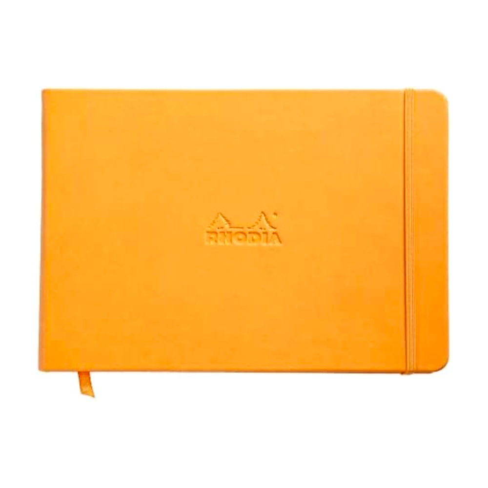 Rhodia Webnotebook Landscape (A5) Blank - Orange