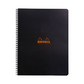 Rhodia 4-Color Wirebound Lined with Margin A4 Notebook - Black