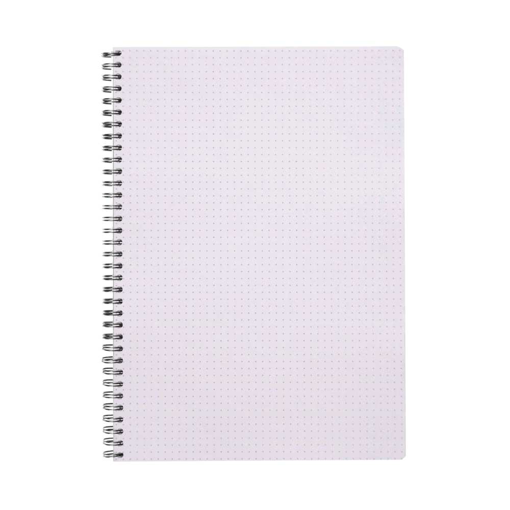 Rhodia Side Staplebound A4 Dot Grid Notebook - Black