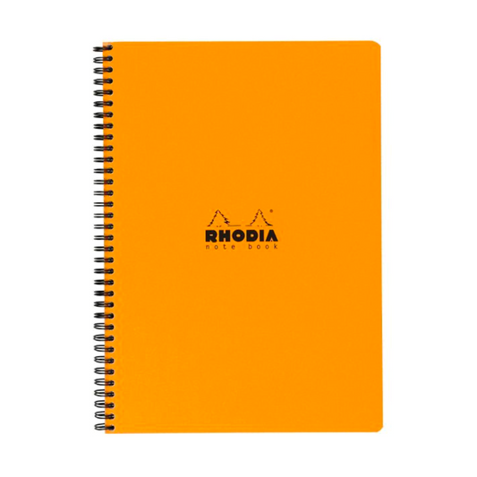 Rhodia #19 Wirebound A4+ Graph Notebook - Orange