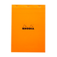 Rhodia R Premium #18 Top Staplebound A4 Blank Notepad - Orange