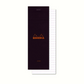 Rhodia #8 Top Staplebound Lined Notepad (3" x 8.25") - Black