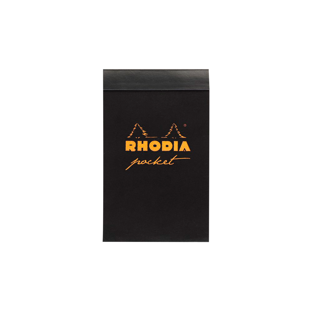 Rhodia Pocket Notepad Dot Grid (3 x 4.75) - Black