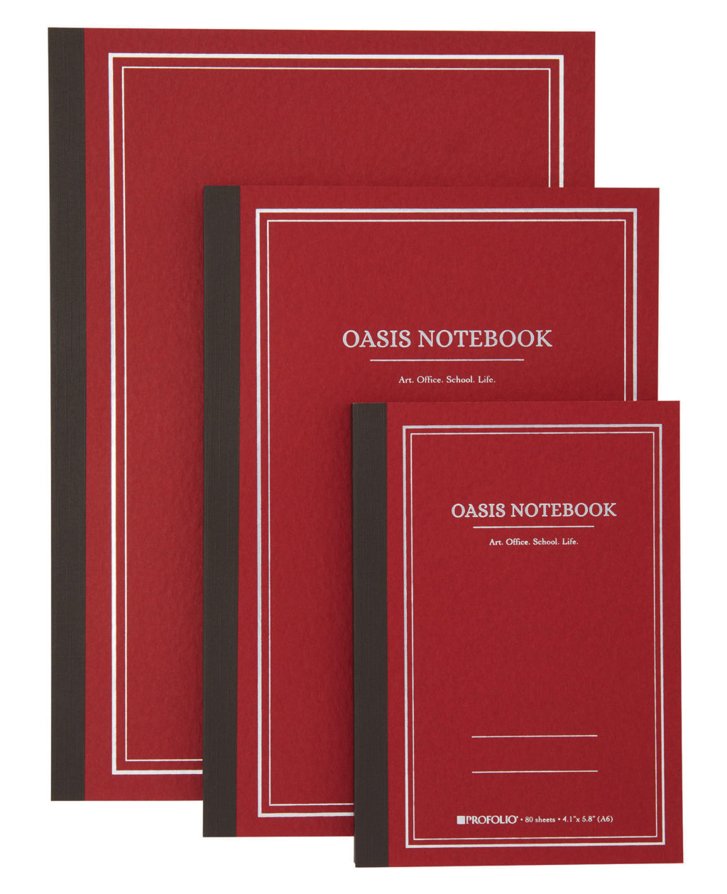 ProFolio Oasis B5 Notebook - Brick