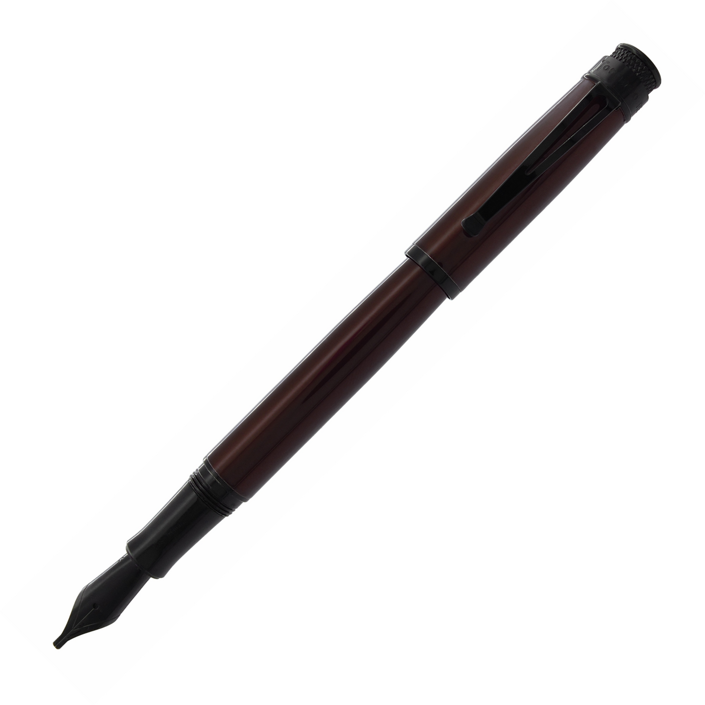 Retro 51 Tornado™ Stealth Lacquer Fountain Pen - Black Cherry