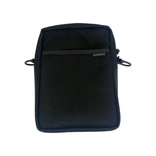 Rickshaw Bagworks A5 Field Bag - Black with Grey