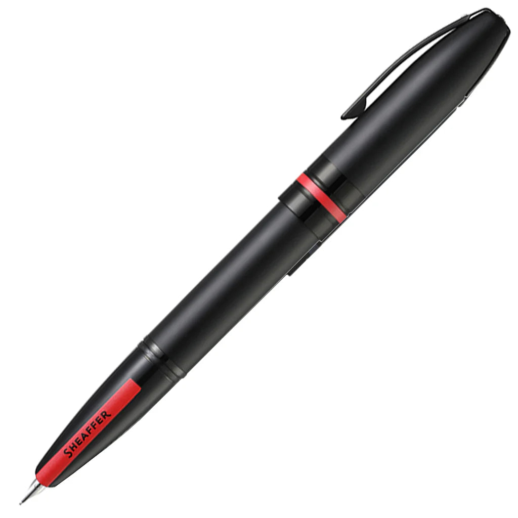 Sheaffer Icon Fountain Pen - Black with Red Trim