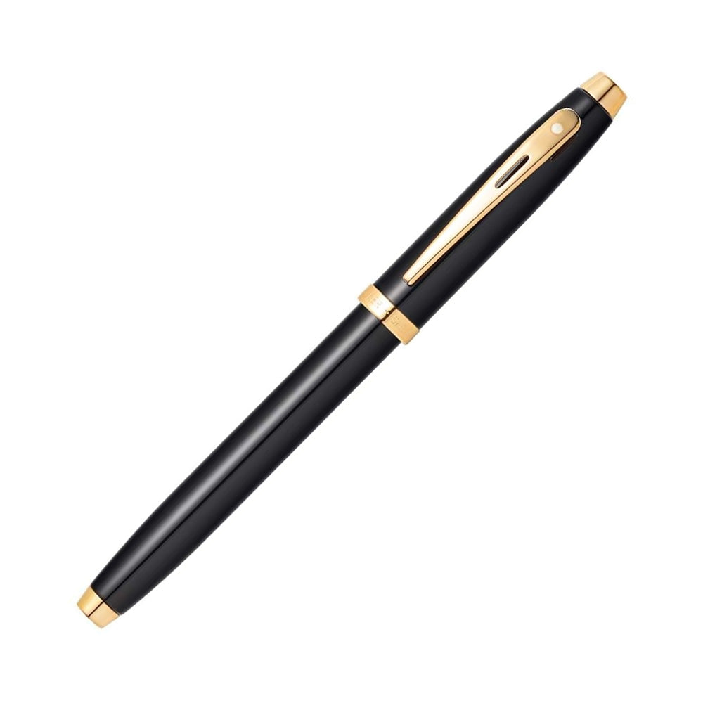 Sheaffer 100 Fountain Pen - Black with Gold