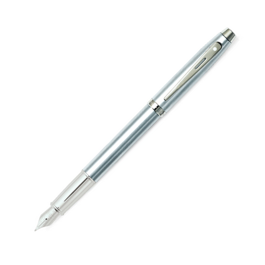 Sheaffer 100 Fountain Pen - Brushed Chrome