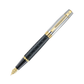 Sheaffer 300 Fountain Pen - Engraved Black with Chrome Cap and Gold Trims