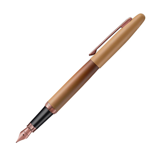 Sheaffer VFM Coffee Edition Fountain Pen - Matt Brown with PVD Trim