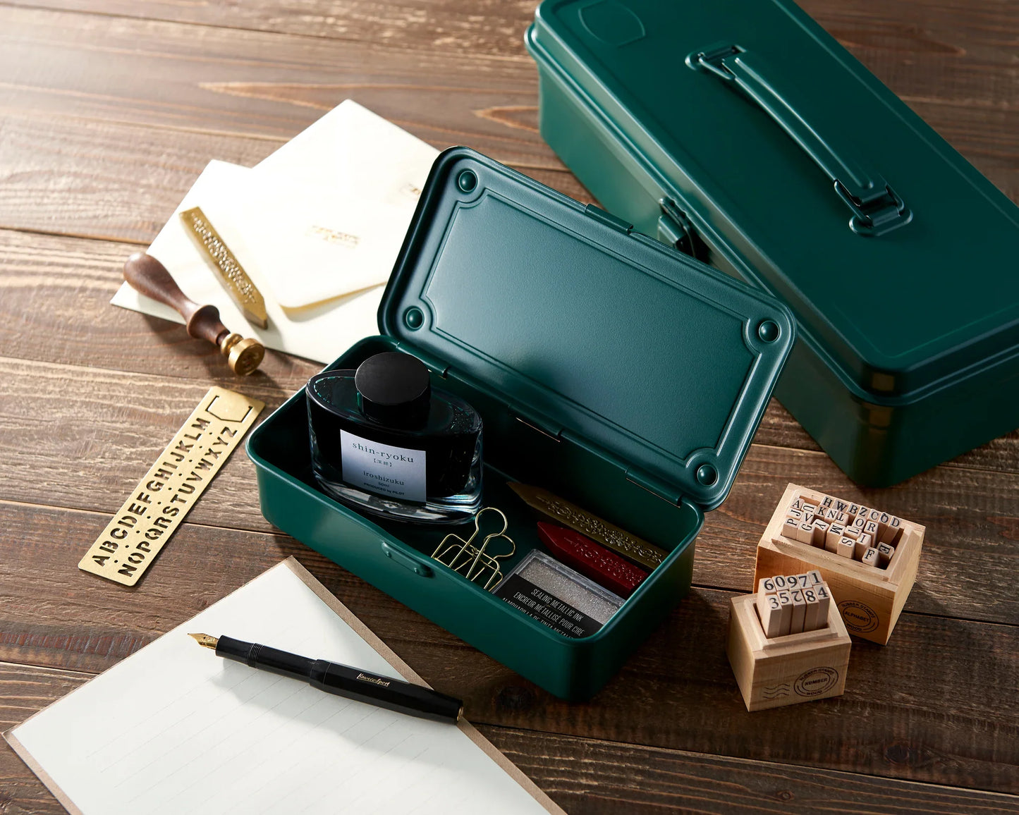 Toyo Steel Box Stackable T-190 Military Green