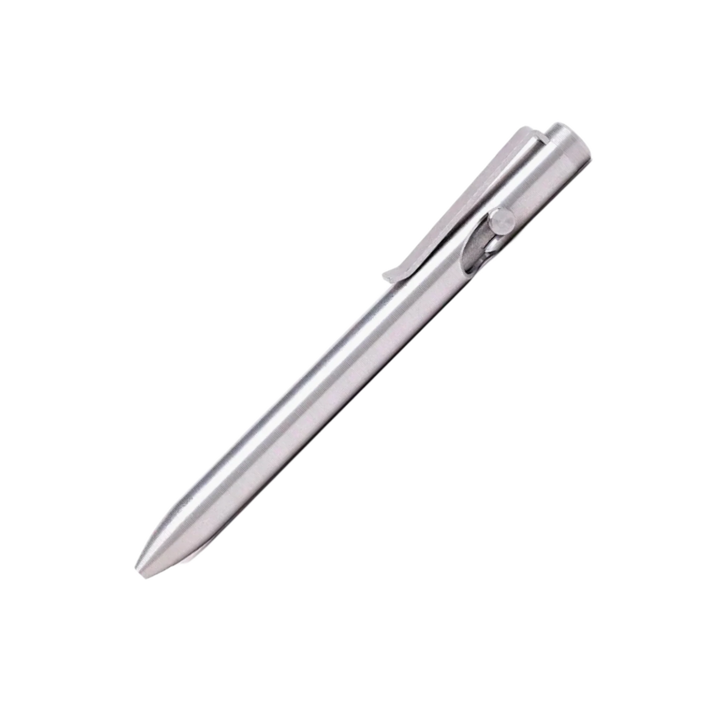 Tactile Turn Short Bolt Action Pen - Stainless Steel