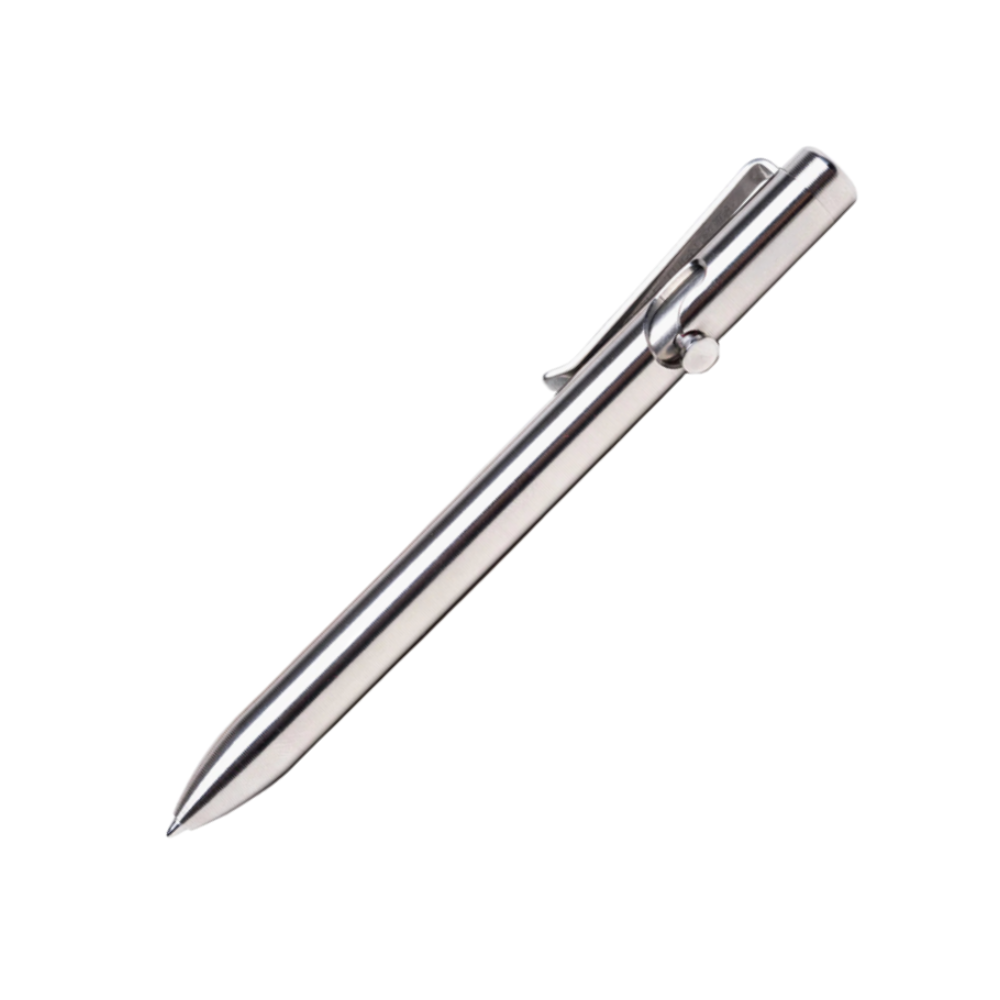 Tactile Turn Short Bolt Action Pen - Titanium