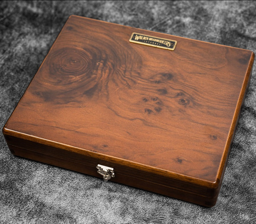 Galen Leather The Writing Box - Burl Walnut (Special Edition)