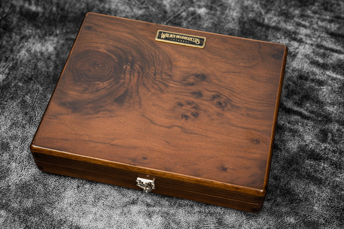 Galen Leather The Writing Box - Burl Walnut (Special Edition)