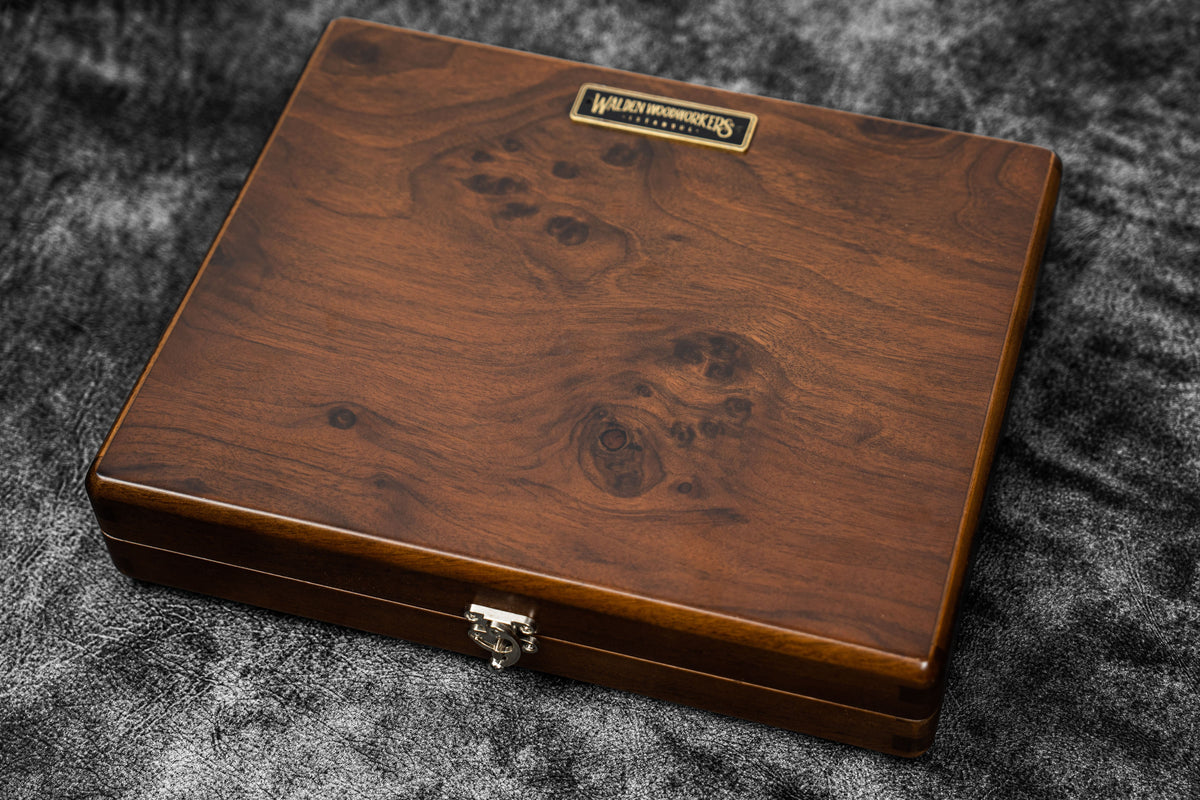 Galen Leather The Writing Box - Burl Walnut (Special Edition)