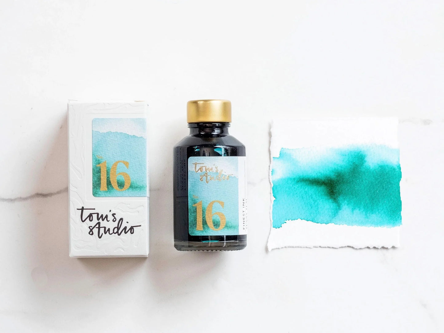 Tom's Studio 16 Sunny Teal (50ml) Bottled Ink