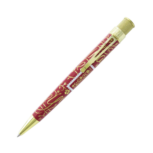 Retro 51 Tornado USPS Rollerball - Soft Maroon Stamp